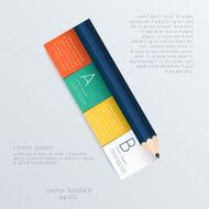 pencil staircase Infographics option N2