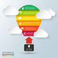 Vector balloon element for infographic