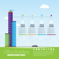 Office Building Infographic