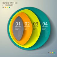 abstract 3d tower infographics