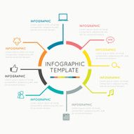 Modern Infographics circle N2