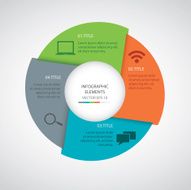 Modern Infographics circle N3