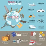 travel planing infographic