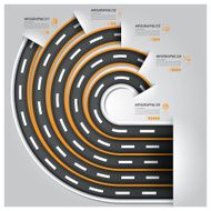 Road And Street Traffic Sign Business Infographic N4