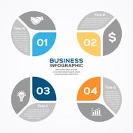 Vector circle diagram infographic for business presentation N3