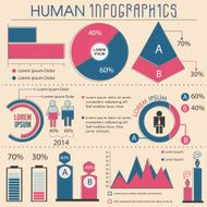 Human infographic template