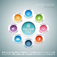 Center Circle Infographic