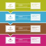 Comparative chart with templates for presentation N8