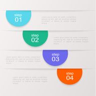 Vector colorful info graphics for your business presentations N40