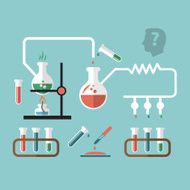 Chemistry research infographic sketch N2