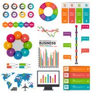 Set of Infographics vector design template N3