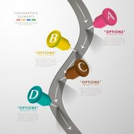 Vector abstract infographics N2