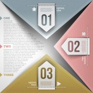 Abstract multicolored infographic design