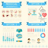 Medical and healthcare infographic