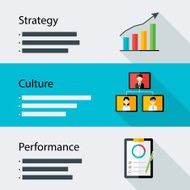 Strategy culture performance business template