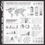 Notebook Black and White pen drawn infographics