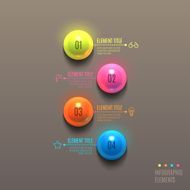 Business Infographics ball concept N3