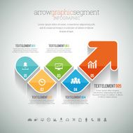 Arrow Graphic Segment Infographic