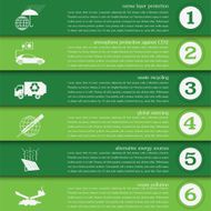 Environment ecology infographic elements Environmental risks N16