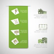 real estate infographic design elements N4