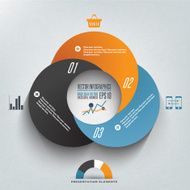 Infographics circles illustration Business diagram