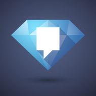 Diamond icon with a tooltip