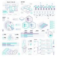 Line UI Infographic Elements - Complete Set N2