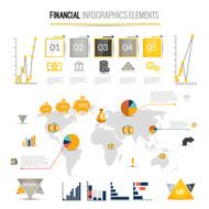 Money finance infographics