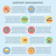 Airport Infographic Set N2