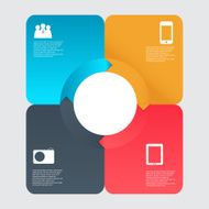 Infographic template vector illustration N3