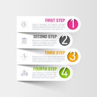 Modern business infographics template