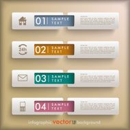 Banners Retro Background Infographic