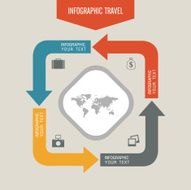 Travel infographics with data icons and elements N3