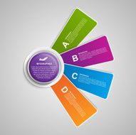 ?olorful infographics and options banner design elements