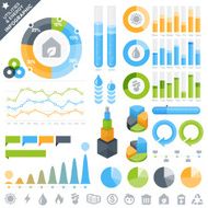 Utilities & Energy Infographic Elements and Icons