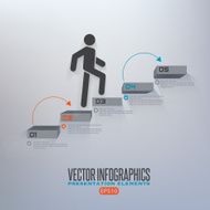 Step infographics illustration