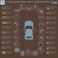 Car service infographics N2