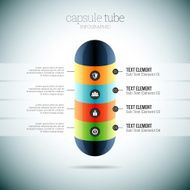 Capsule Tube Infographic