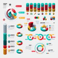 Infographic Elements - Cylinders & Circulars