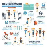 Sports Health Infographics