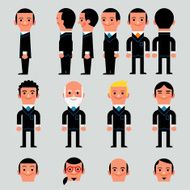 InfoGraphic Men Heads