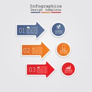 Infographics with arrows N2