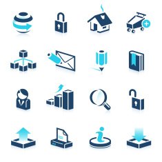 web and internet icons N19
