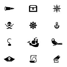 Pirate Icon Set N15