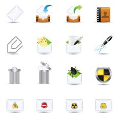 Smooth Silk Icon Set E-mail