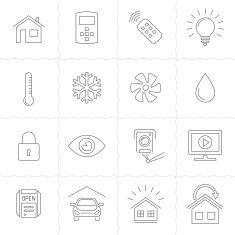 Home Automation Control Systems Icons N2