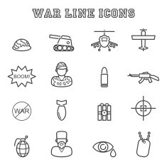 war line icons