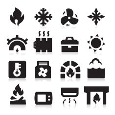 Heating icons