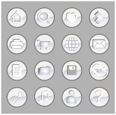 Icons for the web - Silver Theme