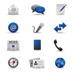 Communication & Homepage Iconset